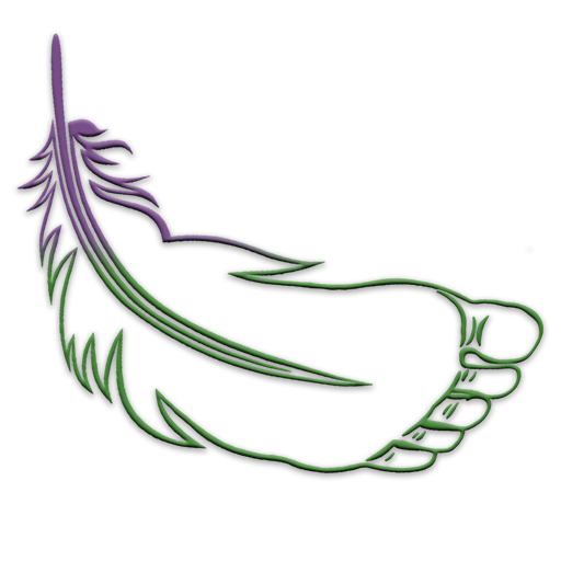 Logo voet en veer